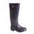 Front - Lunar Womens/Ladies Spotted Rubber Wellington Boots