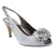Front - Lunar Womens/Ladies Sabrina Corsage Court Shoes