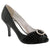 Front - Lunar Womens/Ladies Sienna Diamante Court Shoes
