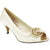 Front - Lunar Womens/Ladies Ripley Satin Court Shoes