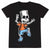 Front - The Simpsons Unisex Adult Bart Simpson Skeleton T-Shirt