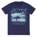 Front - Jaws Unisex Adult Great White Info T-Shirt