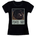 Front - Star Wars: The Mandalorian Womens/Ladies Power Nap T-Shirt