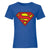 Front - Superman Unisex Adult Logo T-Shirt