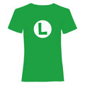 Front - Super Mario Unisex Adult Luigi T-Shirt