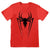 Front - Marvel Unisex Adult Comics Spider-Man Symbols T-Shirt
