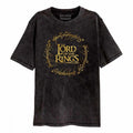 Front - Lord Of The Rings Unisex Adult Gold Foil T-Shirt