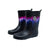 Front - Hype Girls Watercolour Drips Wellington Boots
