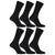 Front - Mens 100% Cotton Non Elastic Top Gentle Grip Socks (Pack Of 6)