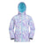 Front - Mountain Warehouse Childrens/Kids Exodus II Tie Dye Water Resistant Soft Shell Jacket