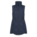 Front - Mountain Warehouse Womens/Ladies Rye Quilted Long Length Gilet