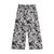 Front - Animal Womens/Ladies Tassia Leaf Print Recycled Cropped Trousers