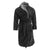 Front - Harvey James Mens Soft Hooded Fluffy Dressing Gown