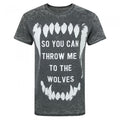 Front - Bring Me The Horizon Mens Wolves Burn Out T-Shirt