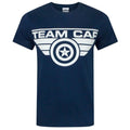 Front - Captain America Mens Civil War Team Cap T-Shirt