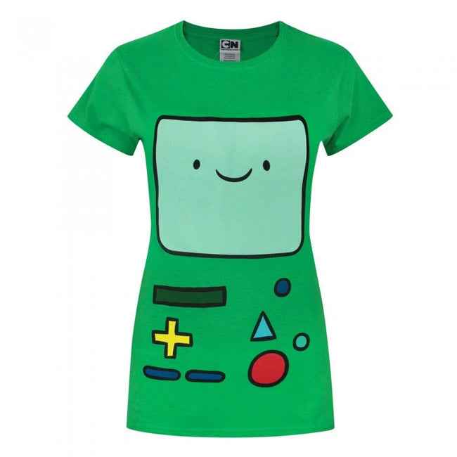Front - Adventure Time Womens/Ladies BMO T-Shirt