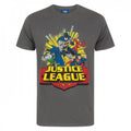 Front - Justice League Mens Comic T-Shirt