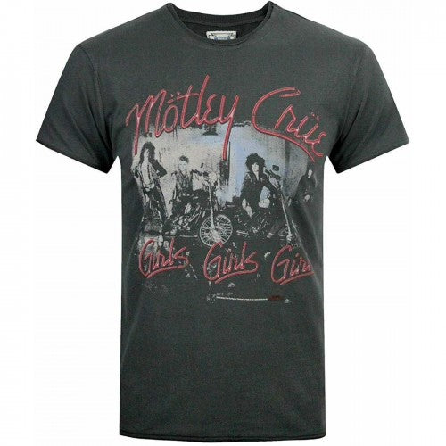 Front - Amplified Official Mens Motley Crue Girls Girls Girls T-Shirt