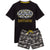 Front - Batman Mens Logo Camo Short Pyjama Set