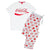 Front - Coca-Cola Mens Logo Pyjama Set