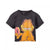 Front - Garfield Womens/Ladies Enzyme Washed Crop T-Shirt
