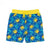 Front - SpongeBob SquarePants Boys Repeat Print Swim Shorts