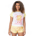 Front - SpongeBob SquarePants Womens/Ladies Short-Sleeved Pyjama Set
