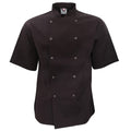 Front - AFD Adults Unisex Short Sleeve Chefs Jacket