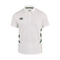 Front - Canterbury Mens Short Sleeve Cricket Shirt