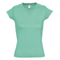 Front - SOLs Womens/Ladies Moon V Neck Short Sleeve T-Shirt