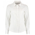 Front - Kustom Kit Womens/Ladies Long Sleeve Tailored Poplin Shirt
