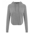 Front - AWDis Womens/Ladies Just Cool Cross Back Cropped Hoodie