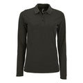 Front - SOLS Womens/Ladies Perfect Long Sleeve Pique Polo Shirt