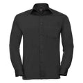 Front - Russell Collection Mens Poplin Easy-Care Formal Shirt