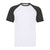Front - Fruit of the Loom Unisex Adult Contrast Baseball T-Shirt