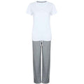 Front - Towel City Womens/Ladies Heather Long Pyjama Set