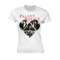 Front - Palaye Royale Womens/Ladies Heart T-Shirt