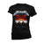 Front - Metallica Womens/Ladies Master Of Puppets Tracks T-Shirt