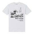 Front - Apoh Unisex Adult Mono Hokusai T-Shirt