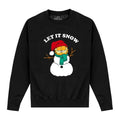 Front - Garfield Unisex Adult Let It Snow Sweatshirt