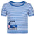 Front - Regatta Childrens/Kids Peppa Pig Contrast Striped T-Shirt