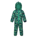 Front - Regatta Baby Penrose Monster Puddle Suit