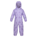 Front - Regatta Childrens/Kids Pobble Unicorn Waterproof Puddle Suit