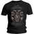 Front - Five Finger Death Punch Unisex Adult Biker Badge T-Shirt