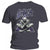 Front - Slayer Unisex Adult Triangle Demon T-Shirt