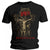 Front - Slayer Unisex Adult Cruciform Skeletal T-Shirt
