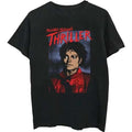 Black - Front - Michael Jackson Unisex Adult Thriller Pose T-Shirt