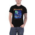 Front - Megadeth Unisex Adult Rust In Peace Track List Back Print T-Shirt