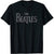 Front - The Beatles Unisex Adult Drop T Logo T-Shirt