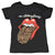 Front - The Rolling Stones Womens/Ladies Leopard Tongue Cotton T-Shirt